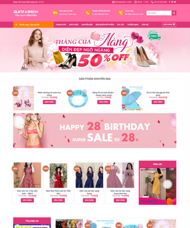  Website Thời Trang 01