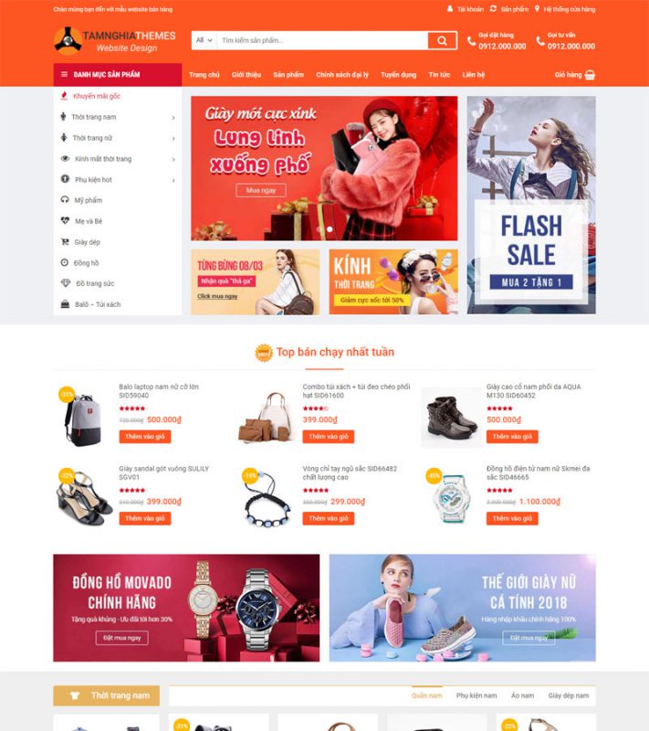  Website Thời Trang 02
