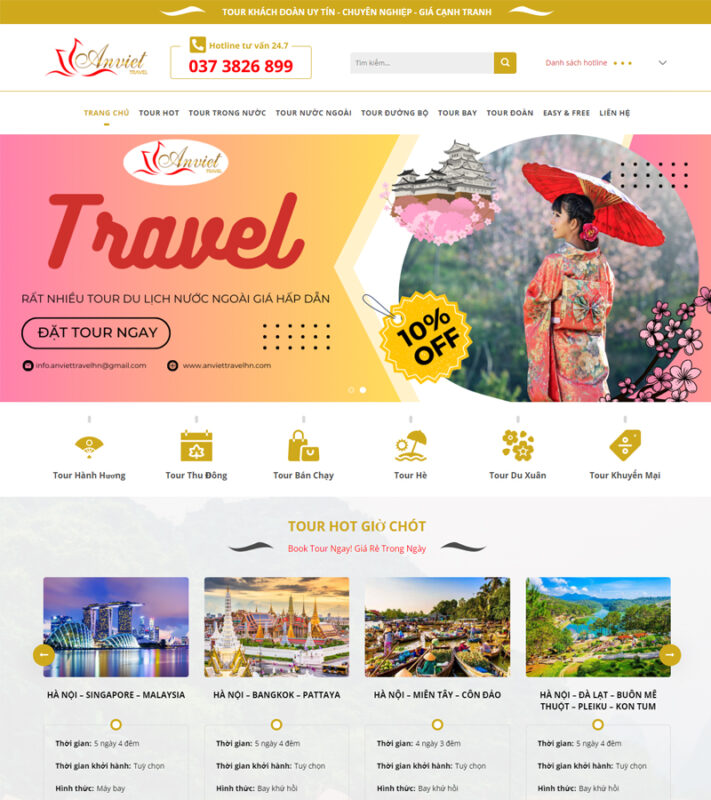  Website du lịch An Việt