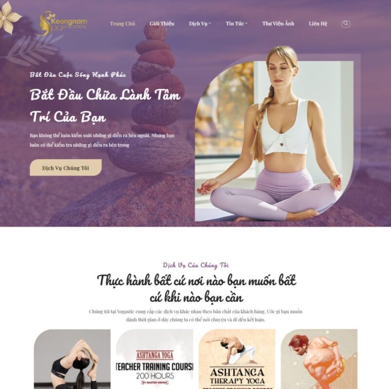  Website trung tâm yoga